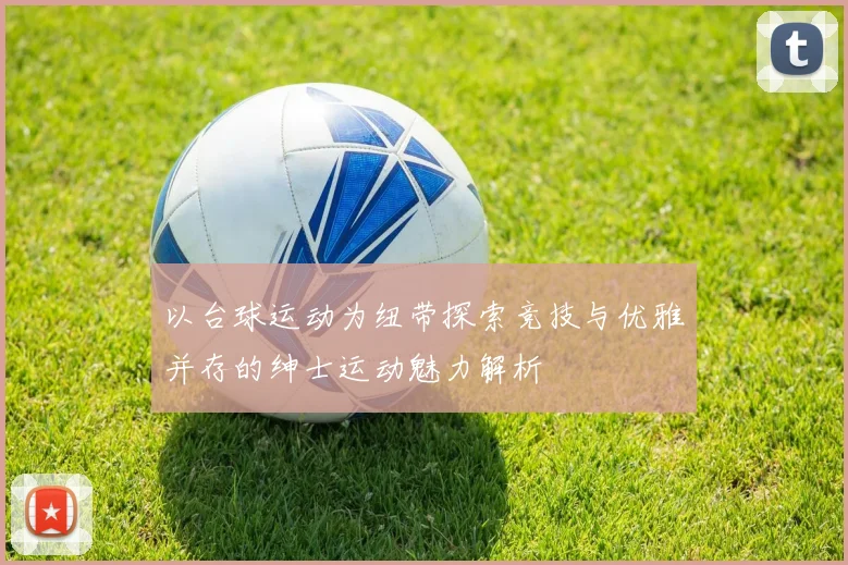 以台球运动为纽带探索竞技与优雅并存的绅士运动魅力解析